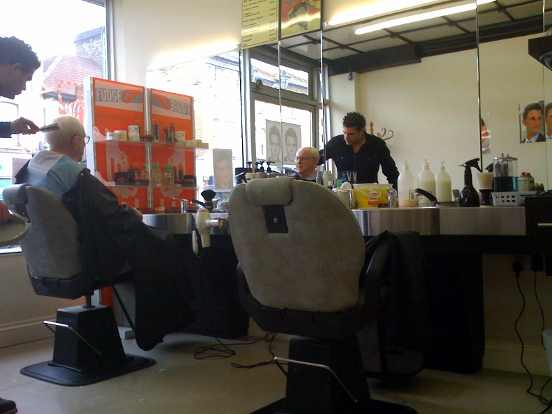 At the Barber Shop