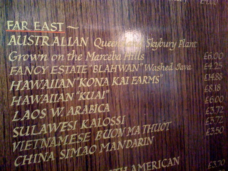 Kona coffee