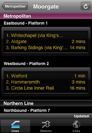 Realtime Tube Boards